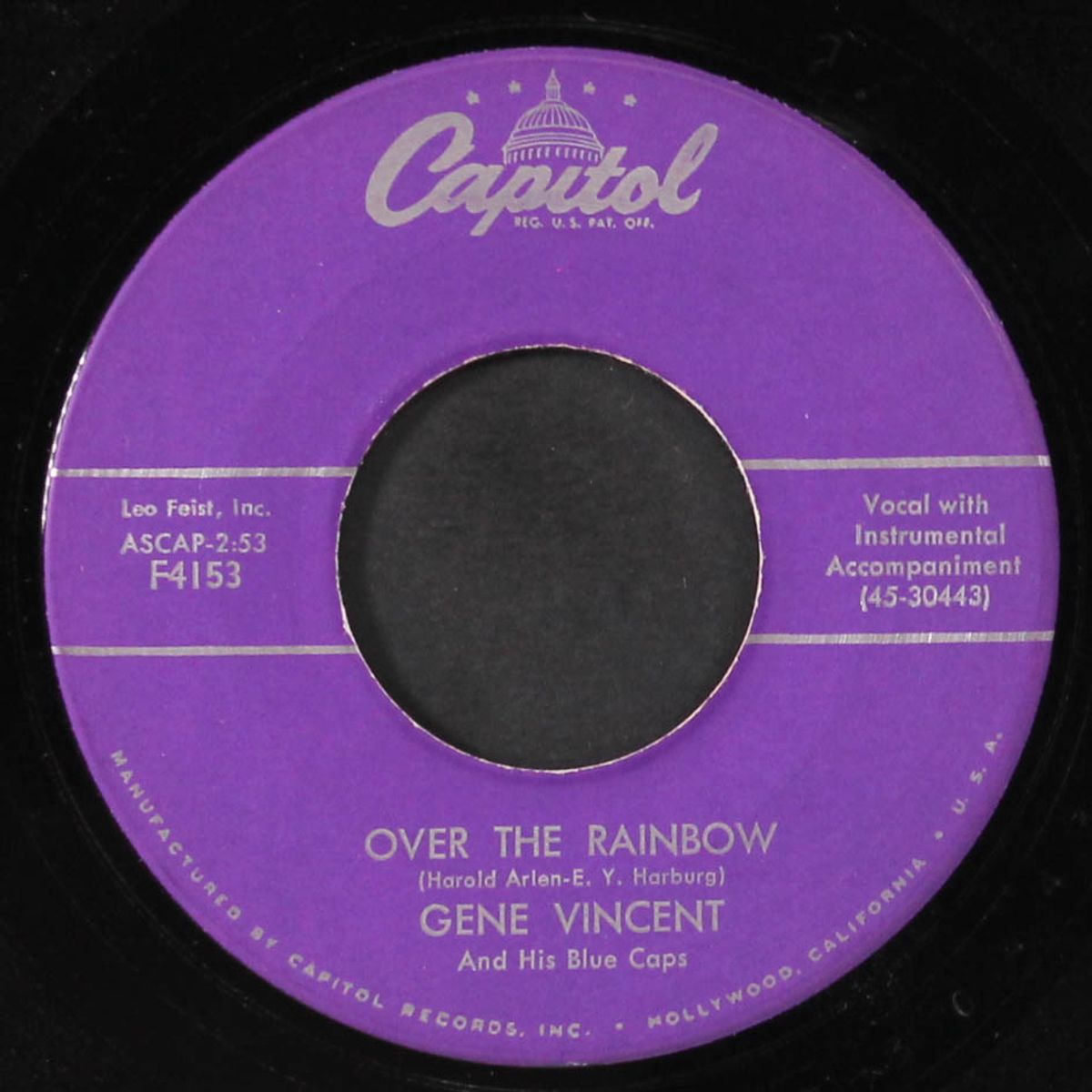 who's pushin' your swing by GENE VINCENT