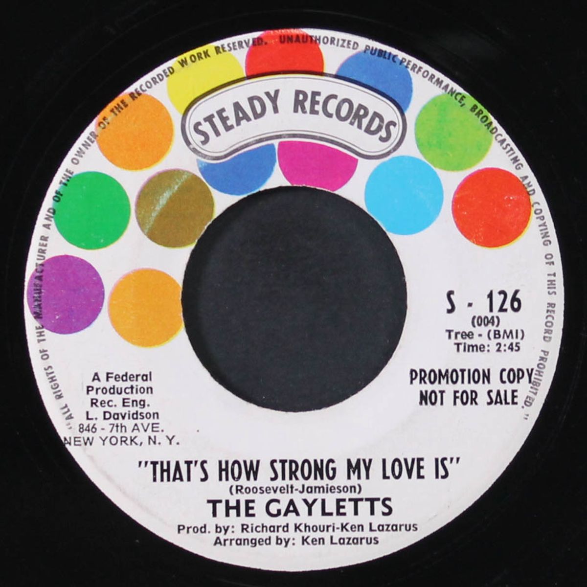 son-of-a-preacherman / that's how strong my love is by GAYLETTS