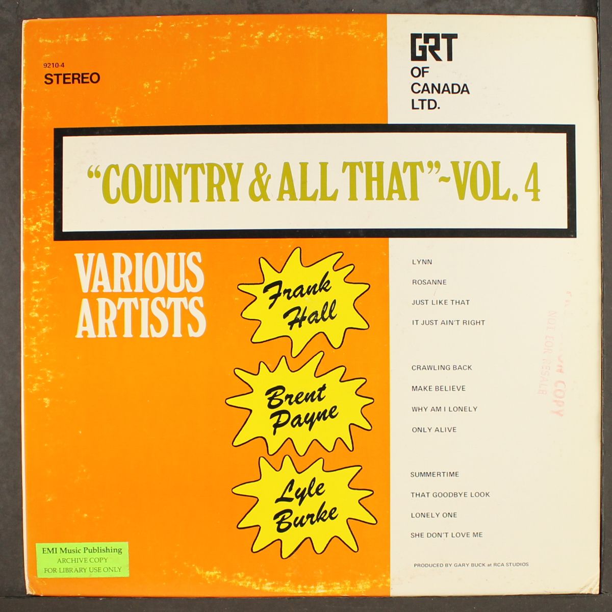 country & all that, vol. 4 by VARIOUS