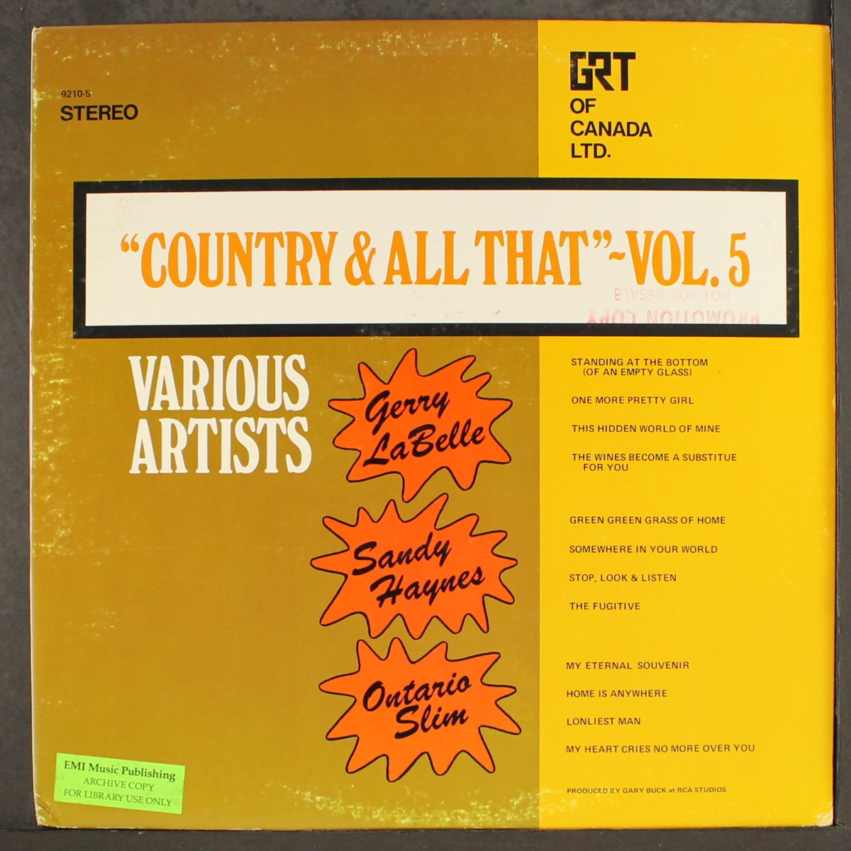 country & all that, vol. 5 by VARIOUS