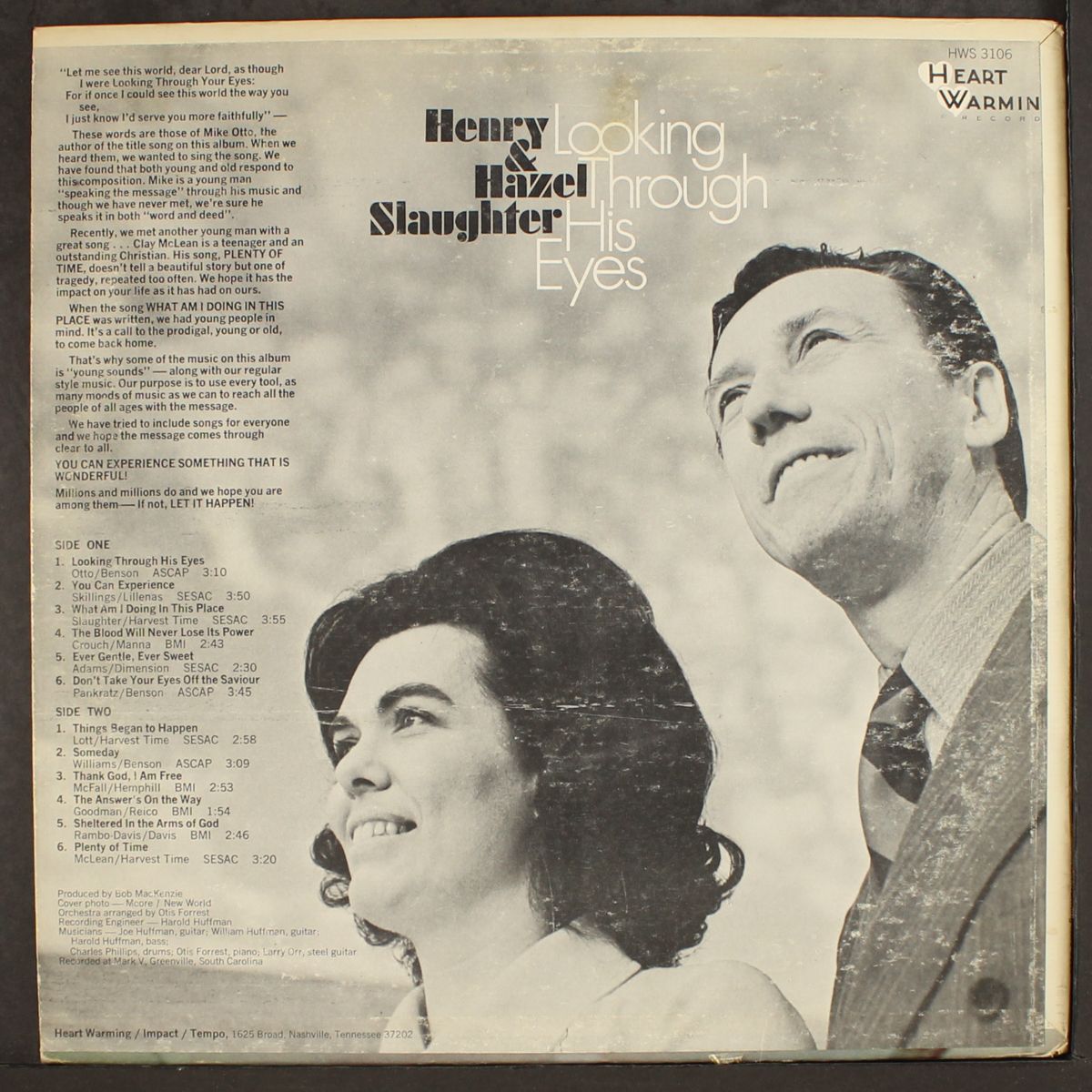looking through his eyes by HENRY & HAZEL SLAUGHTER
