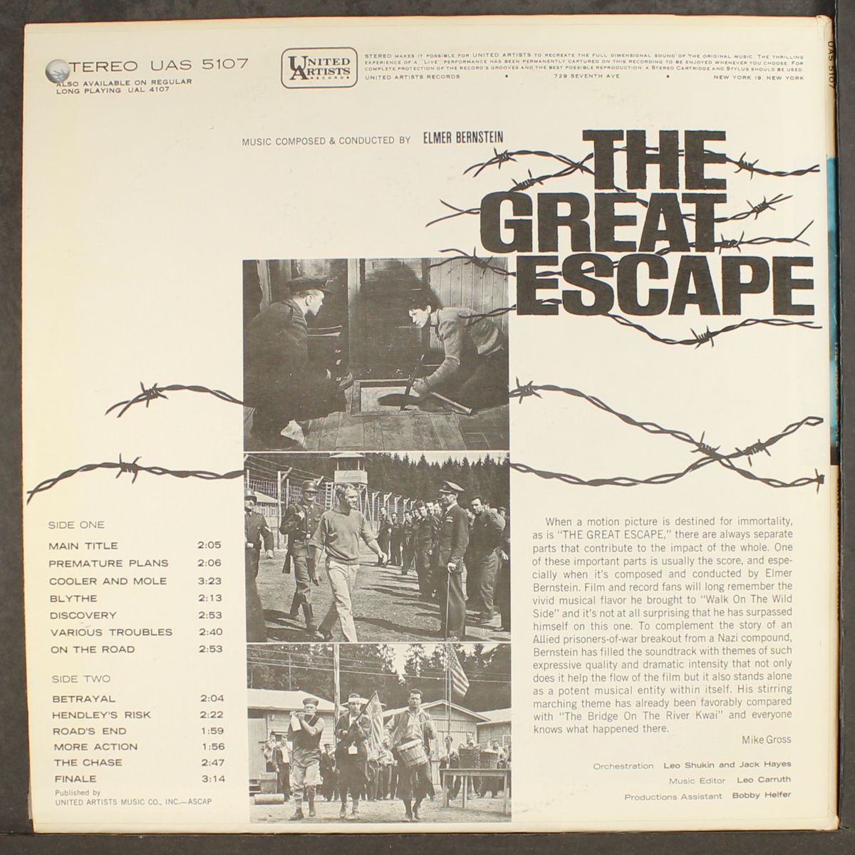 the great escape by SOUNDTRACK