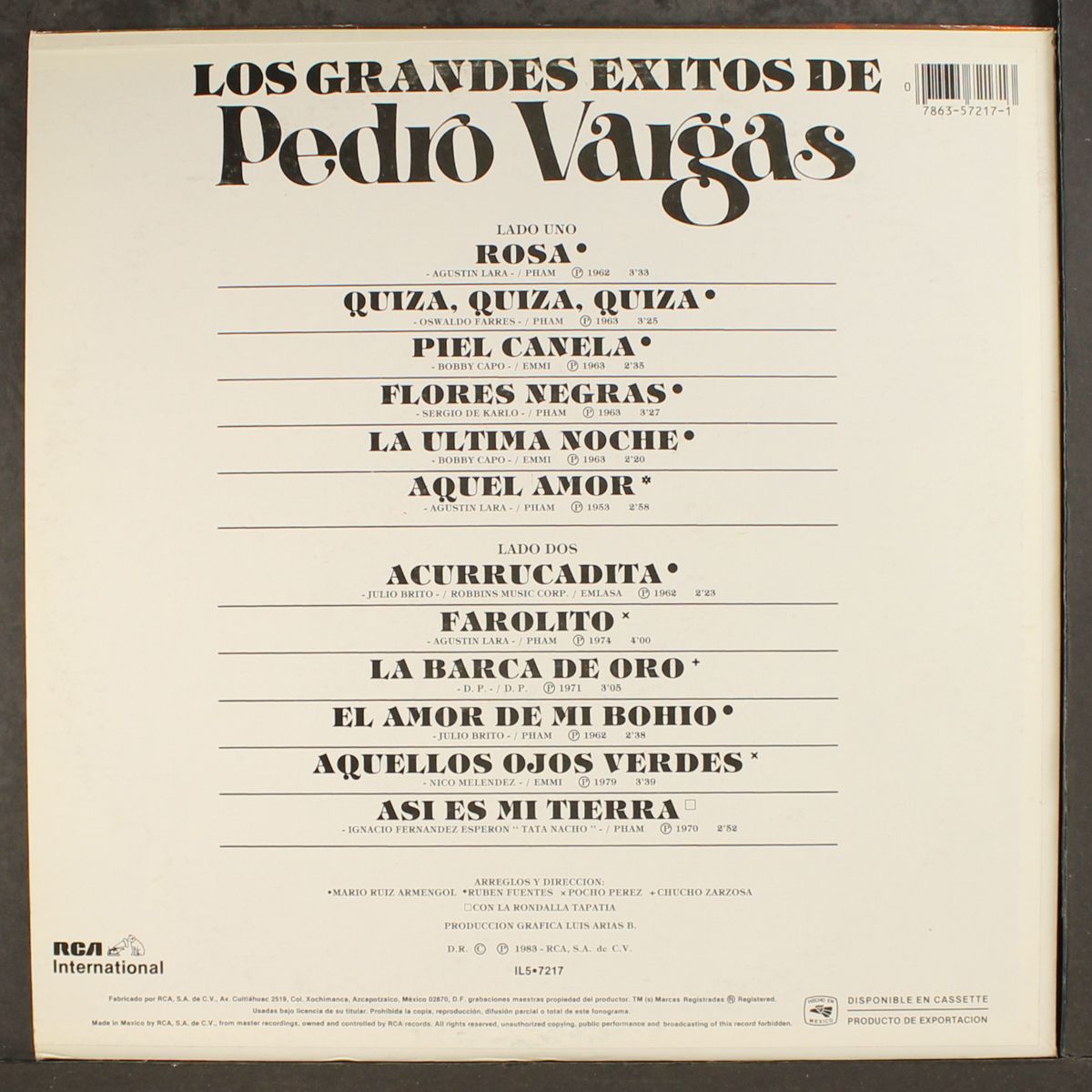 los grandes exitos by PEDRO VARGAS