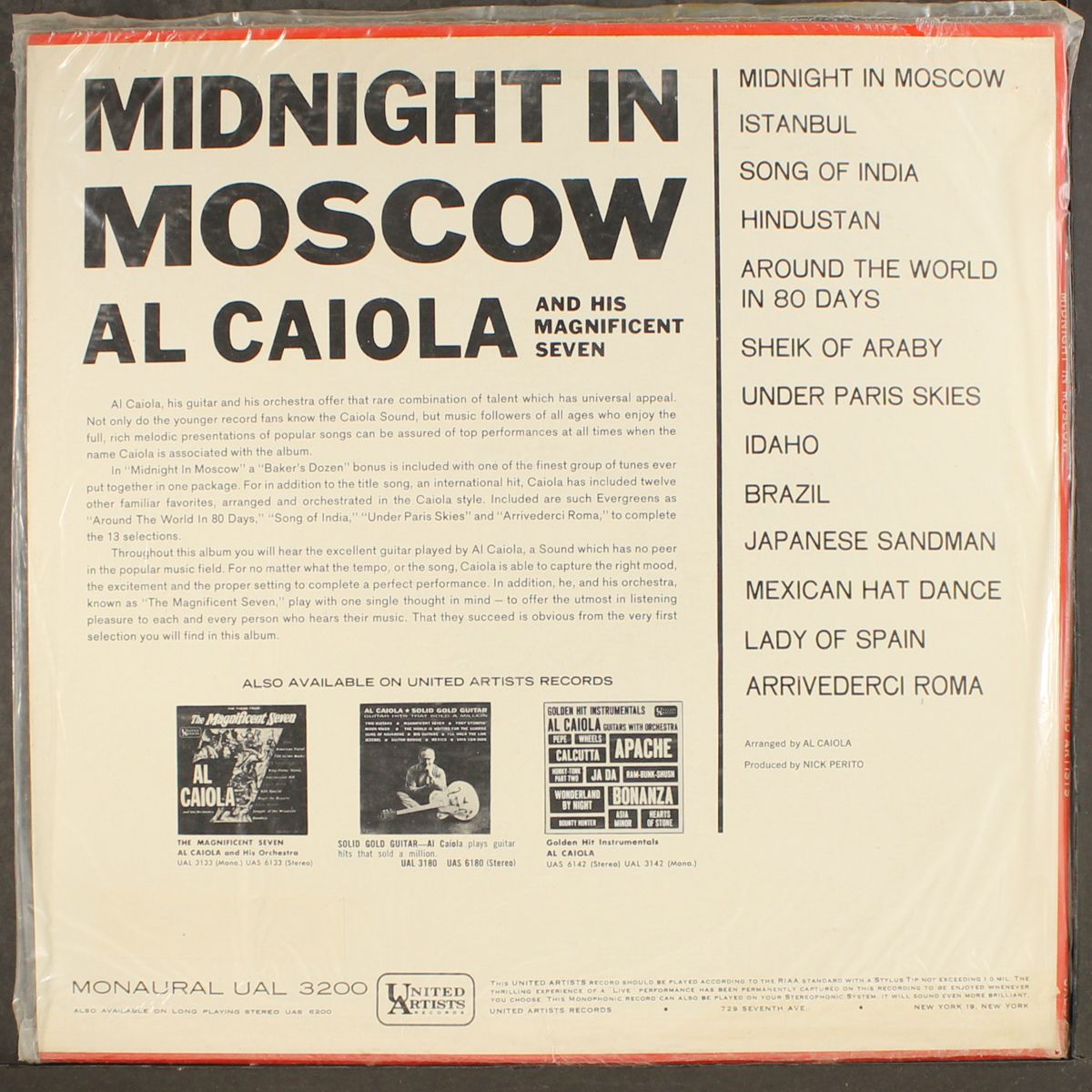 midnight in moscow by AL CAIOLA