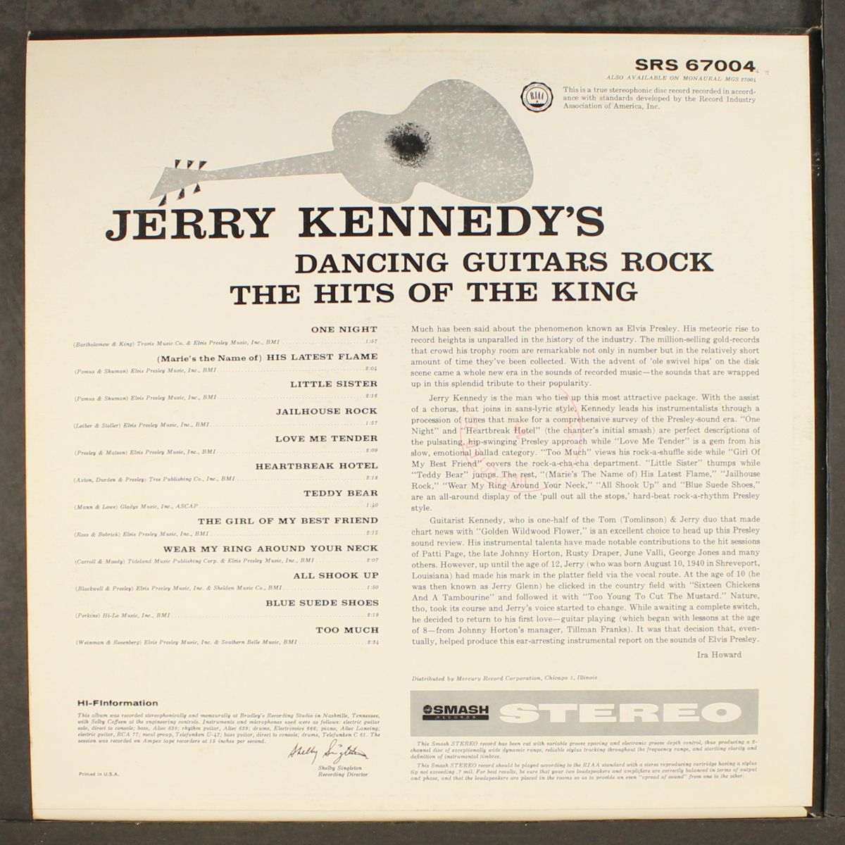 dancing guitars rock elvis' hits by JERRY KENNEDY