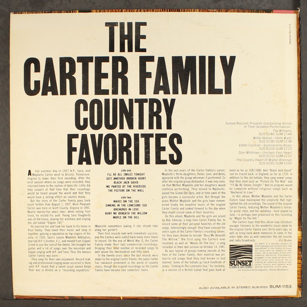 country favorites by CARTER FAMILY