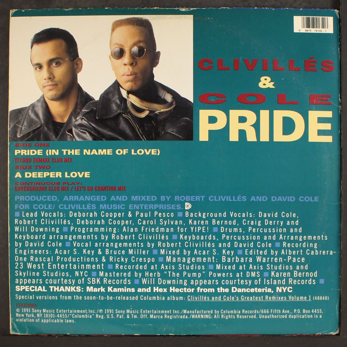 pride (in the name of love) by CLIVILLES & COLE