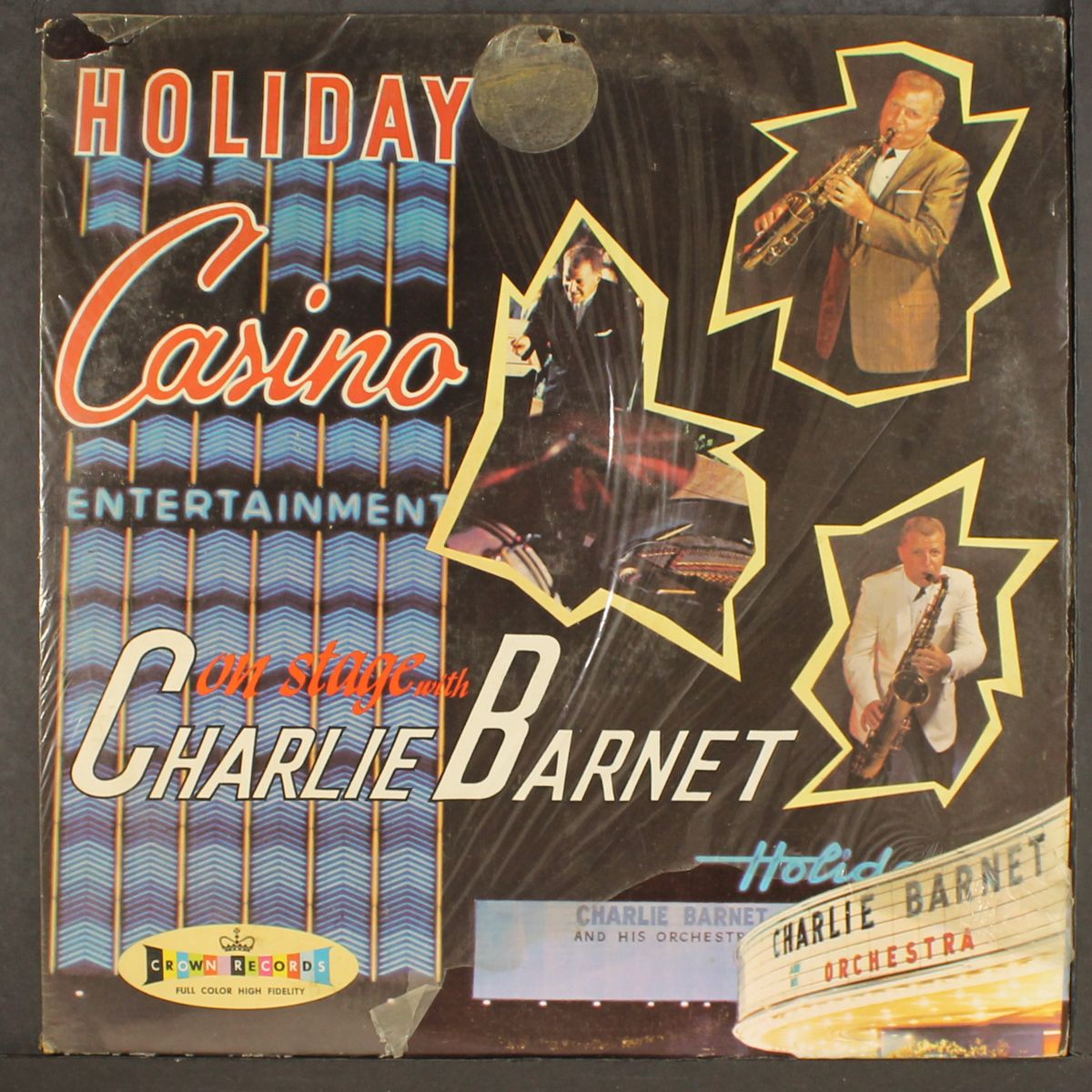 on stage with charlie barnet by CHARLIE BARNETT