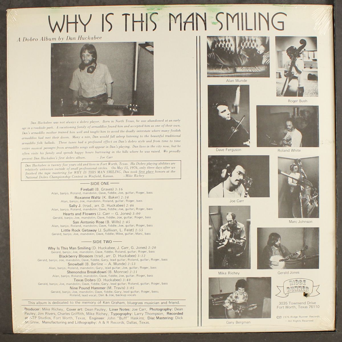 why is this man smiling? by DAN HUCKABEE