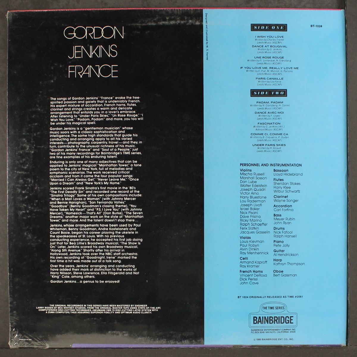 france by GORDON JENKINS