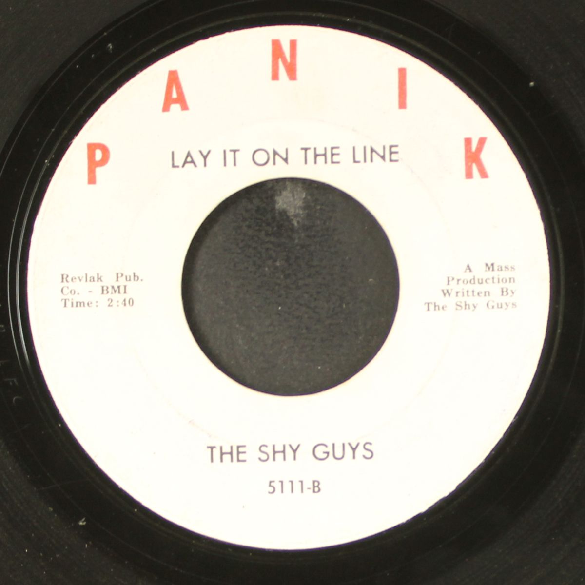 we gotta go / lay it on the line by SHY GUYS