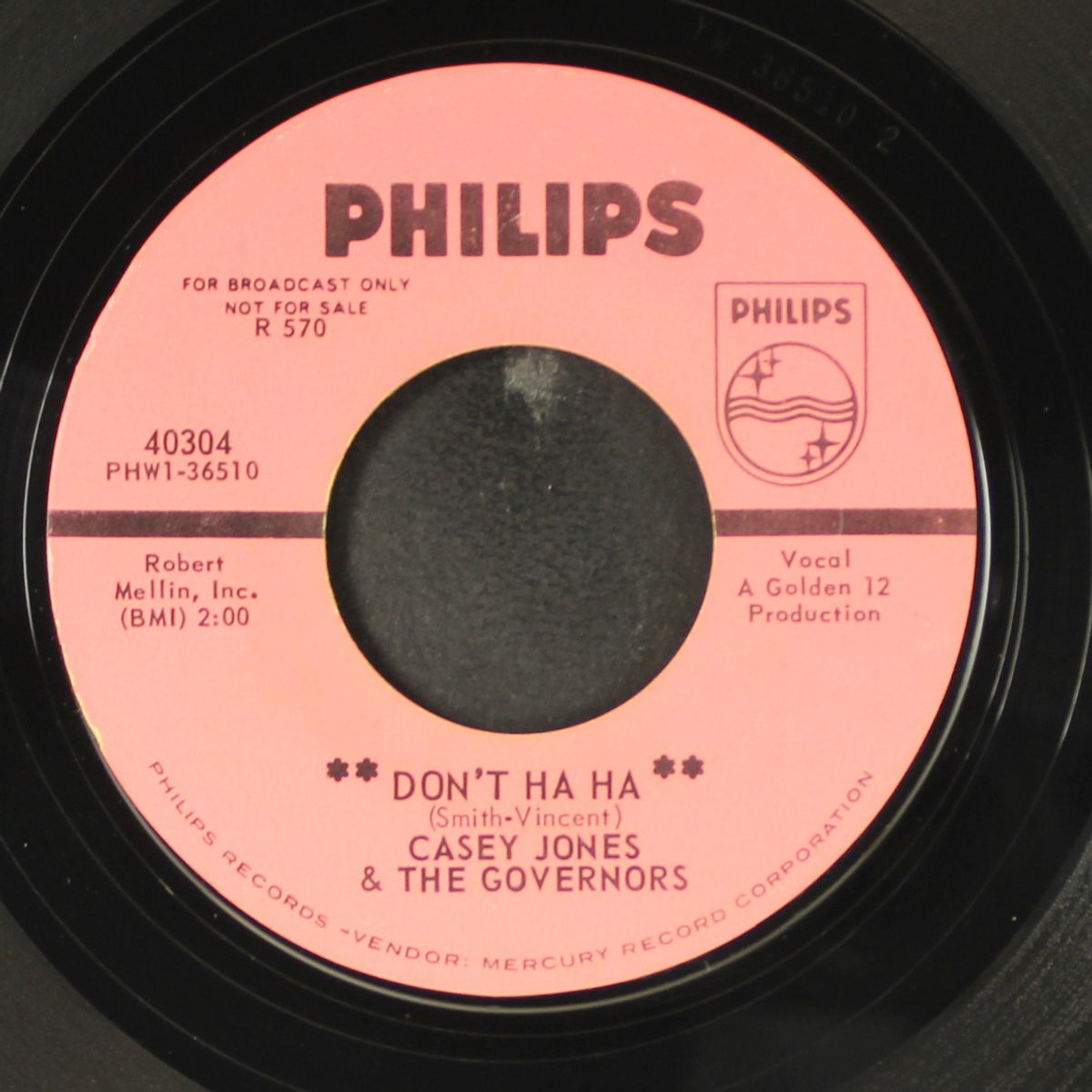 don't ha ha / nashville special by CASEY JONES & GOVERNORS