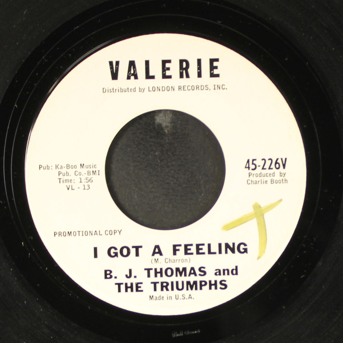 hey, judy! / i got a feeling by B. J. THOMAS & TRIUMPHS