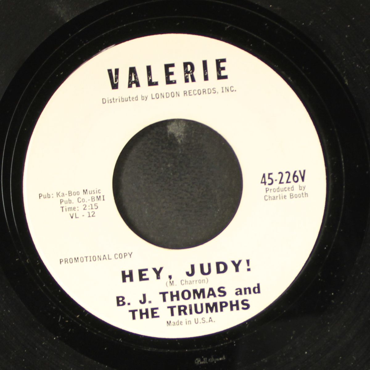 hey, judy! / i got a feeling by B. J. THOMAS & TRIUMPHS