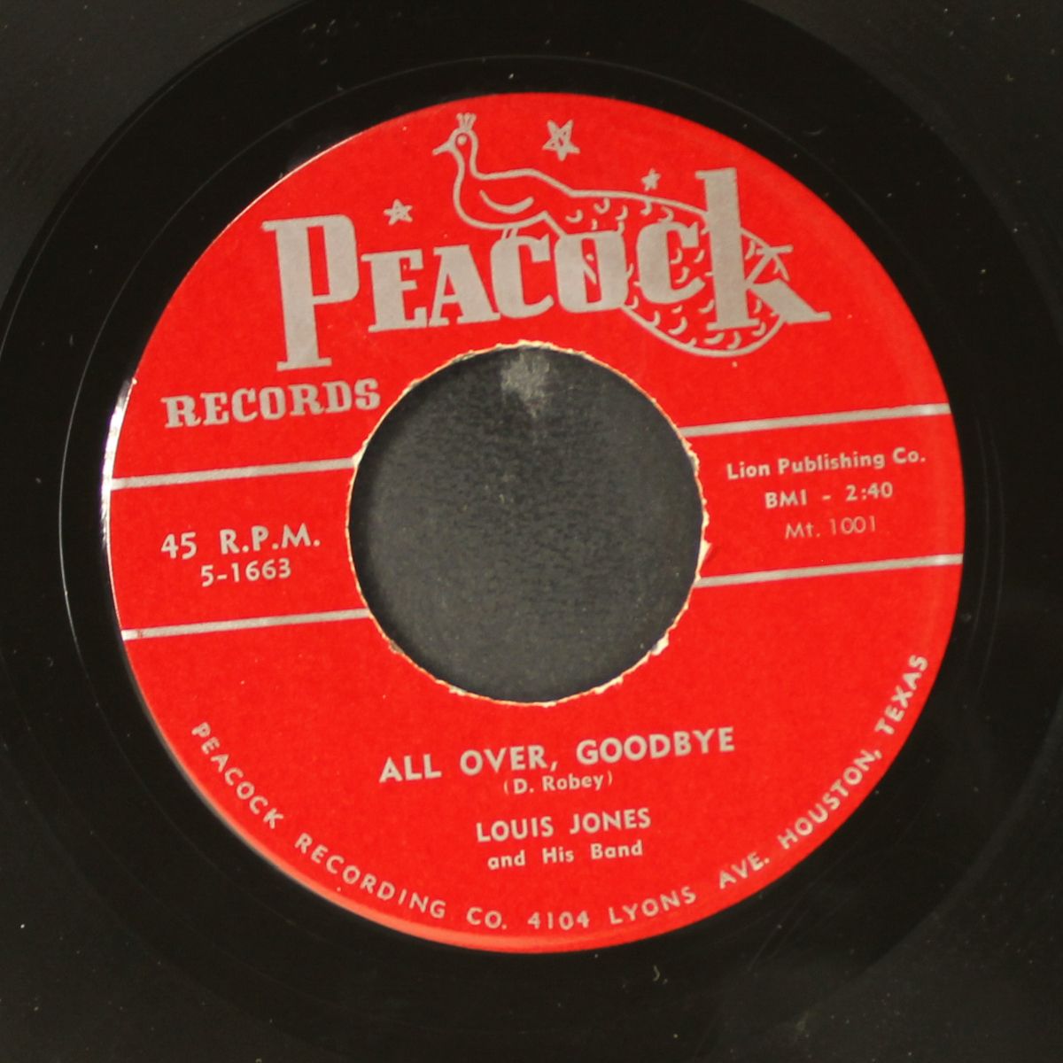 rock and roll bells / all over, goodbye by LOUIS JONES