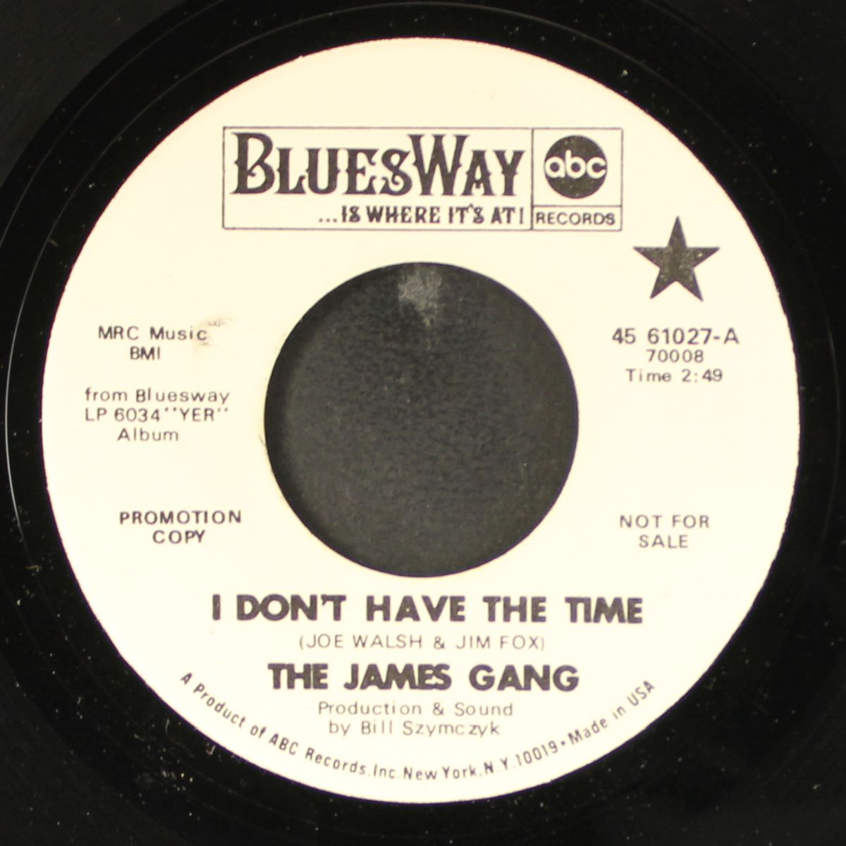 i don't have the time / fred by JAMES GANG
