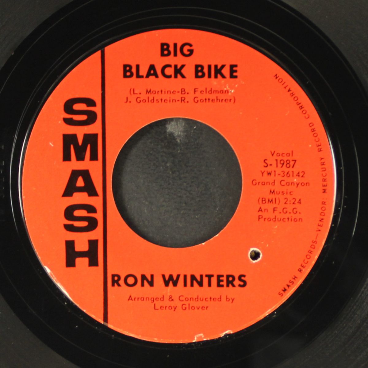 big black bike / my girl by RON WINTERS