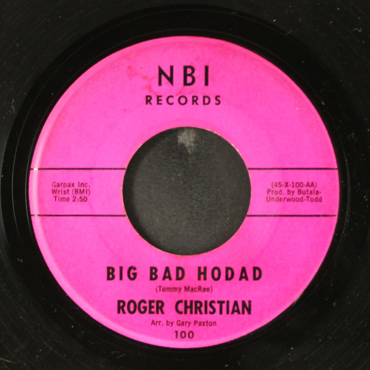last drag / big bad hodad by ROGER CHRISTIAN