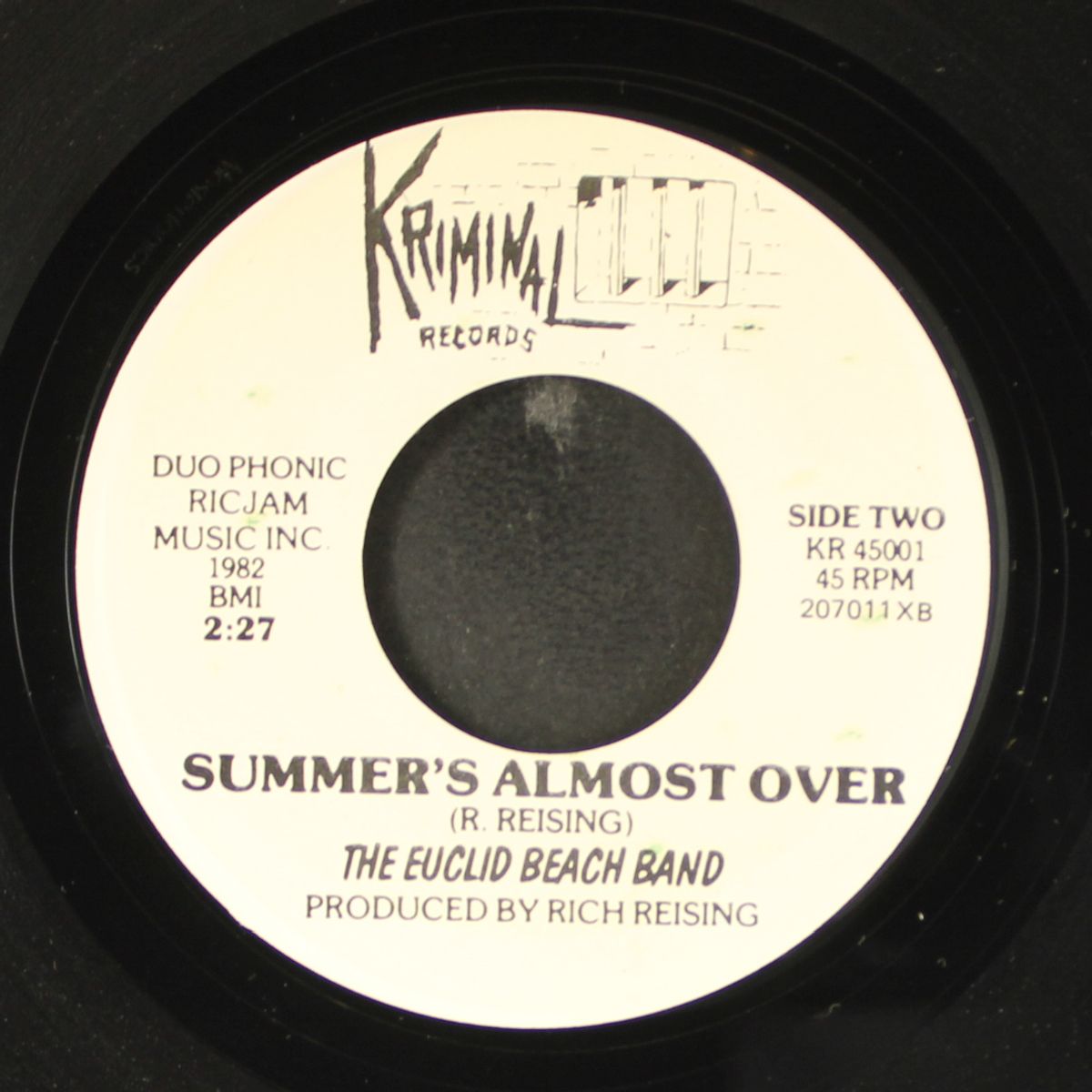 headlands / summer's almost over by EUCLID BEACH BAND