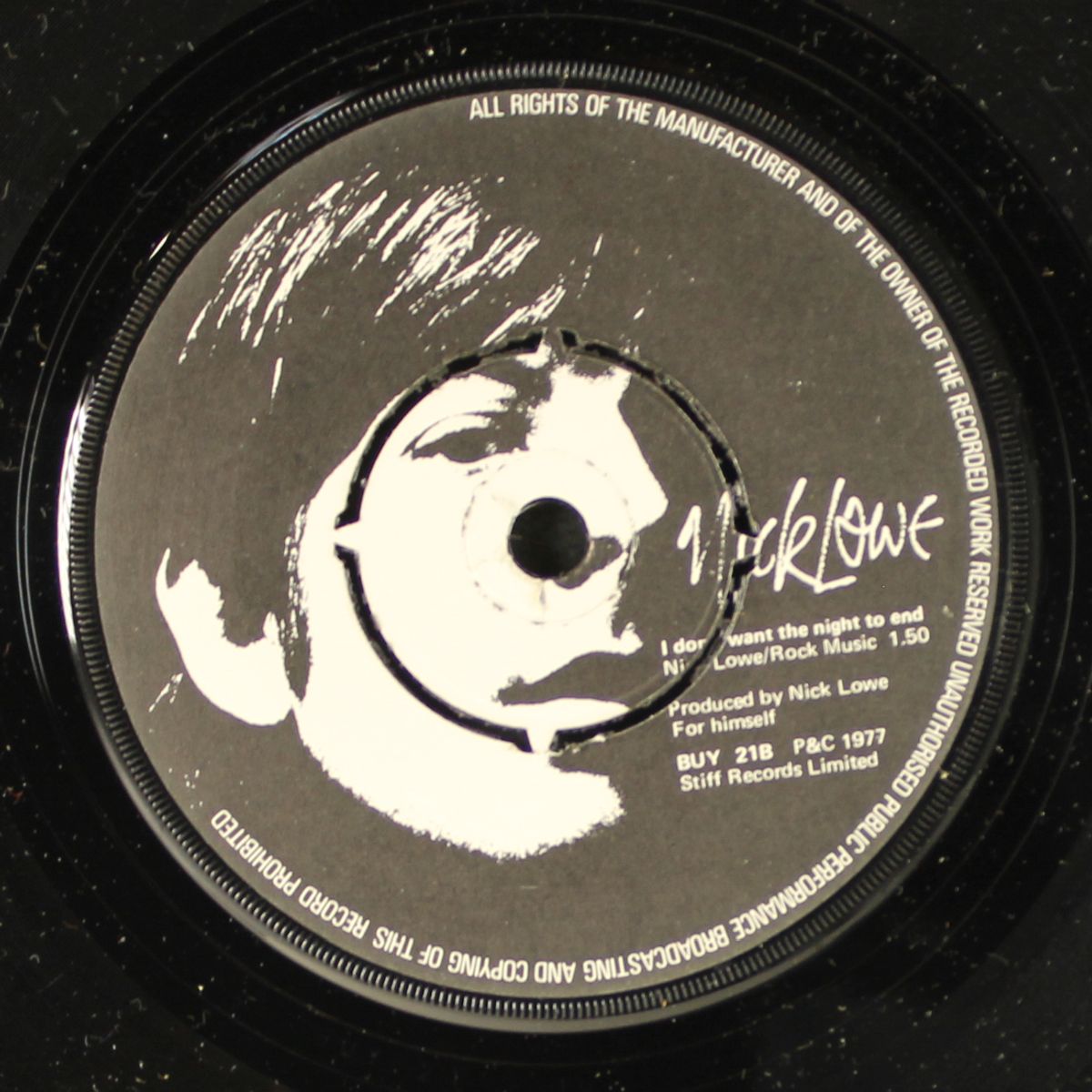 halfway to paradise / i don't want the night to end by NICK LOWE
