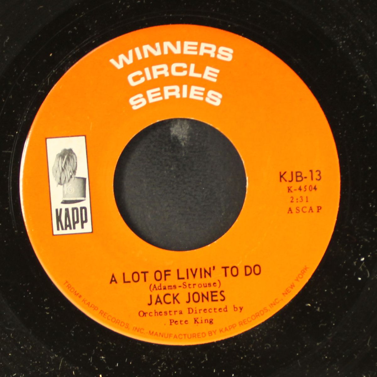 lollipops and roses / a lot of livin' to do by JACK JONES