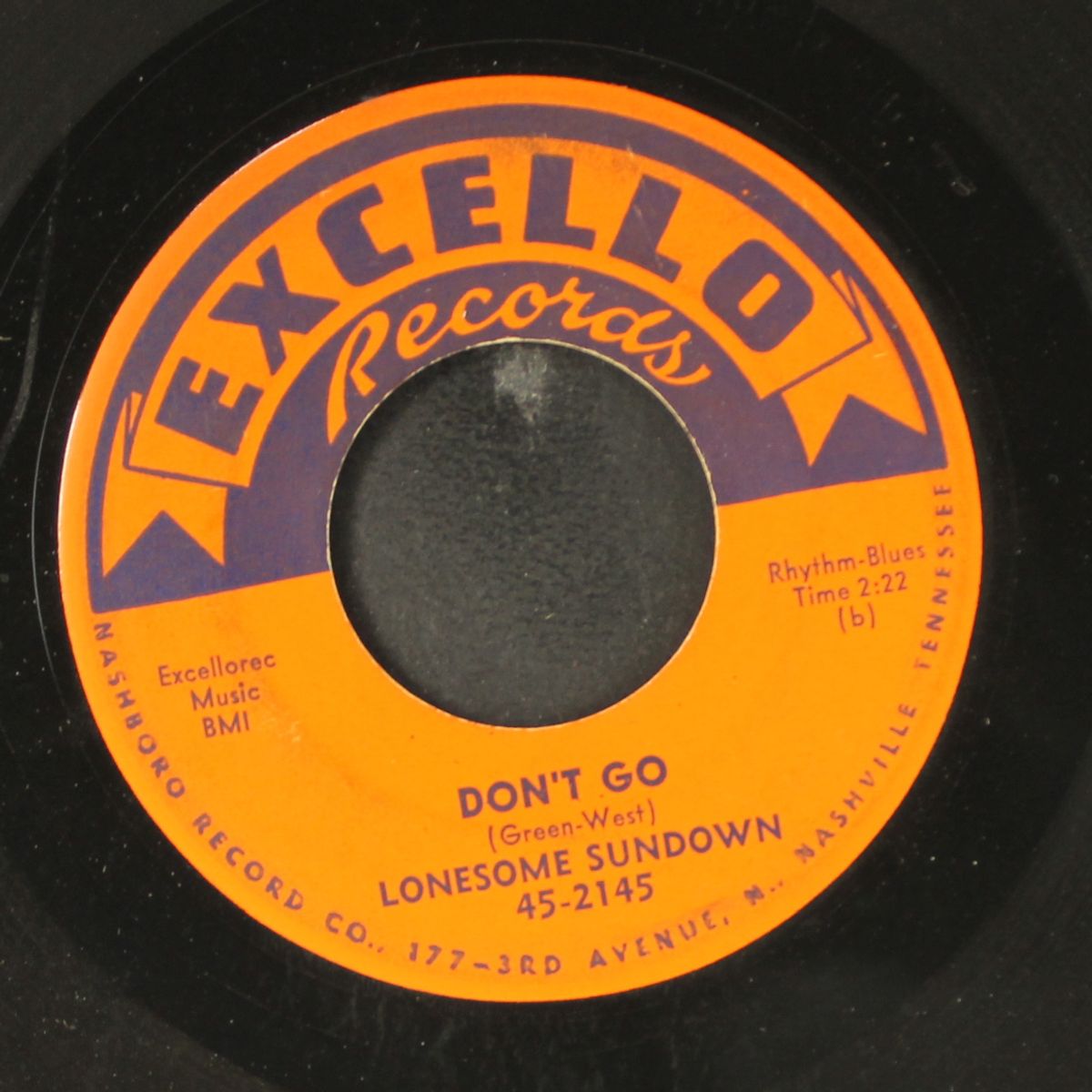 i stood by / don't go by LONESOME SUNDOWN