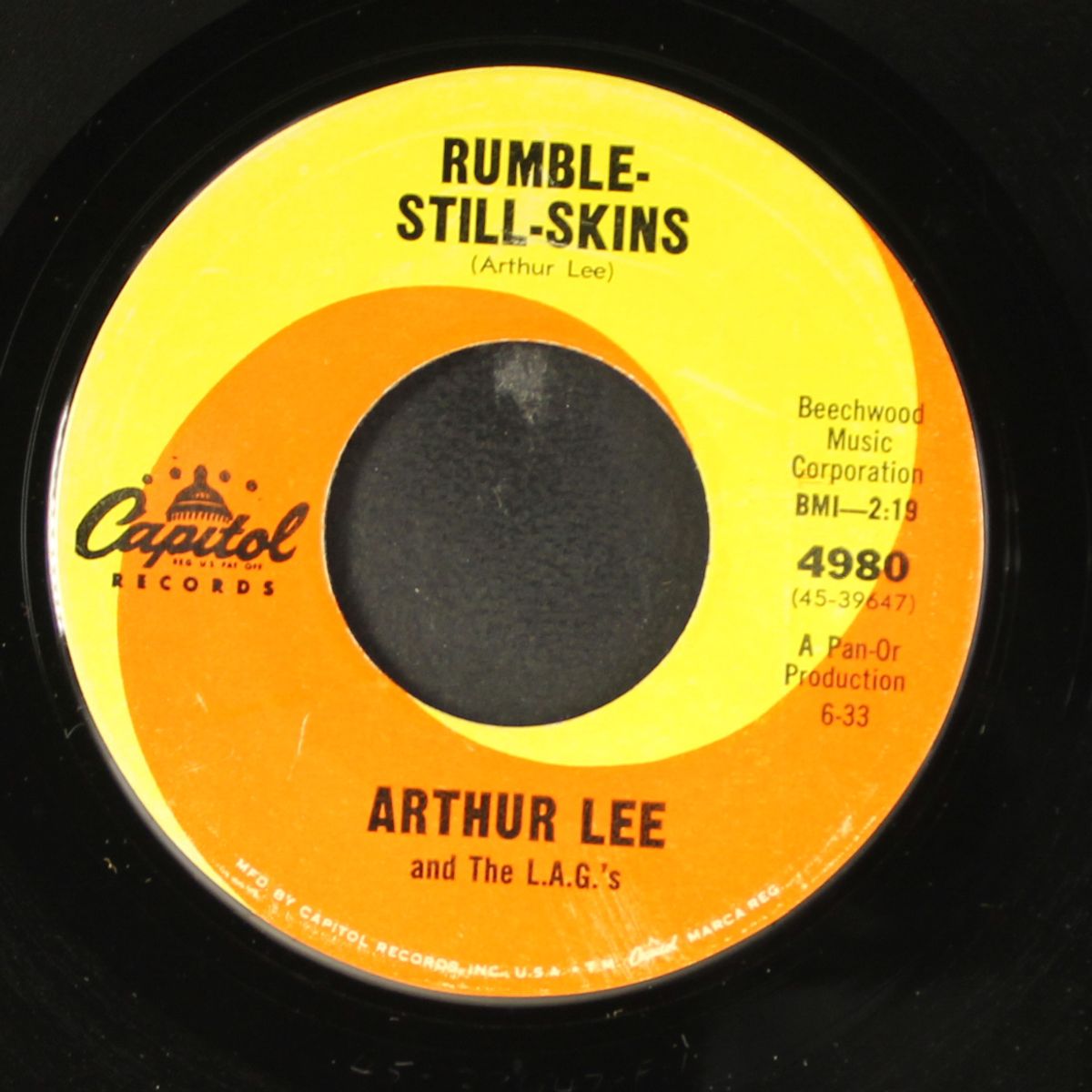 the ninth wave / rumble-still-skins by ARTHUR LEE & LAG'S