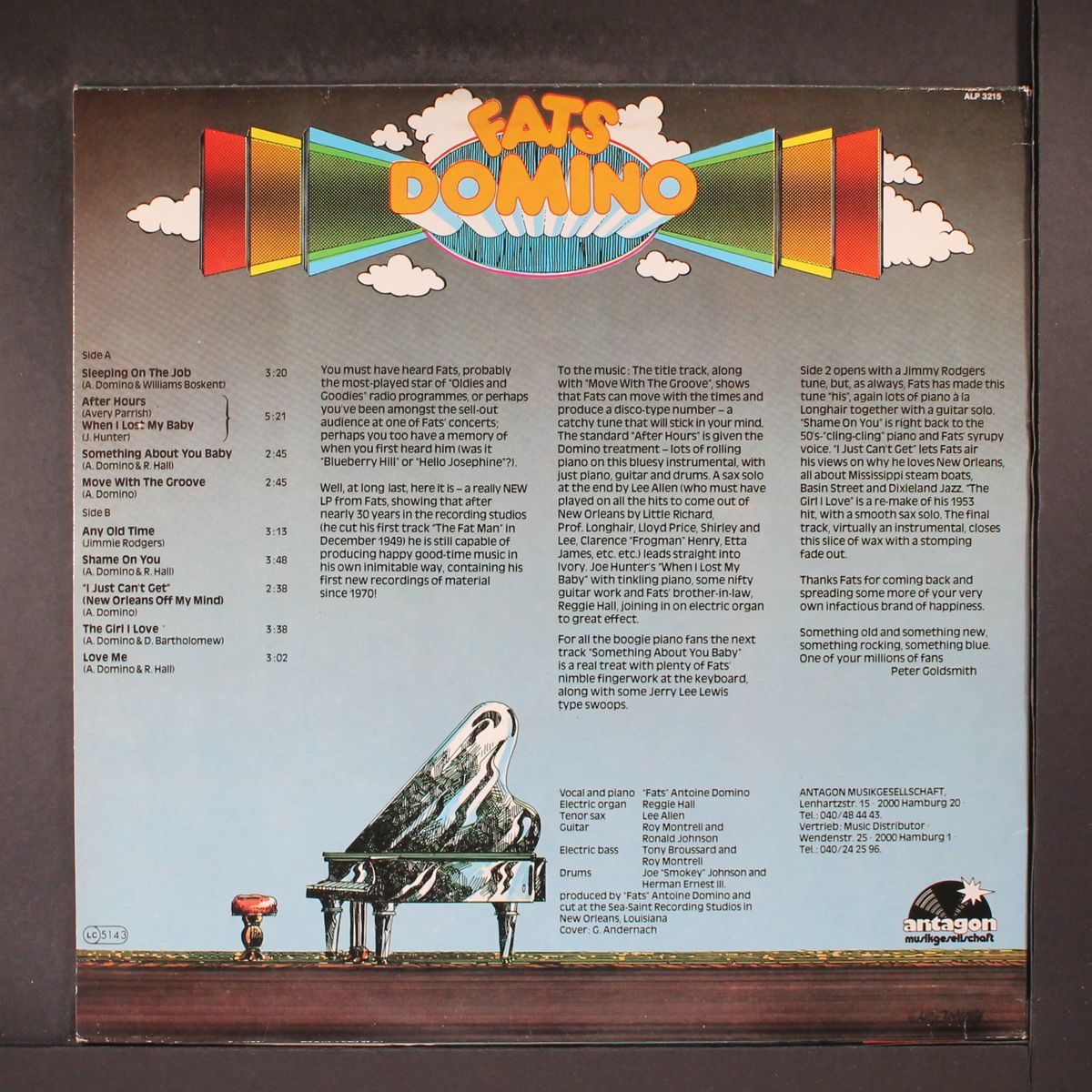 sleeping on the job by FATS DOMINO