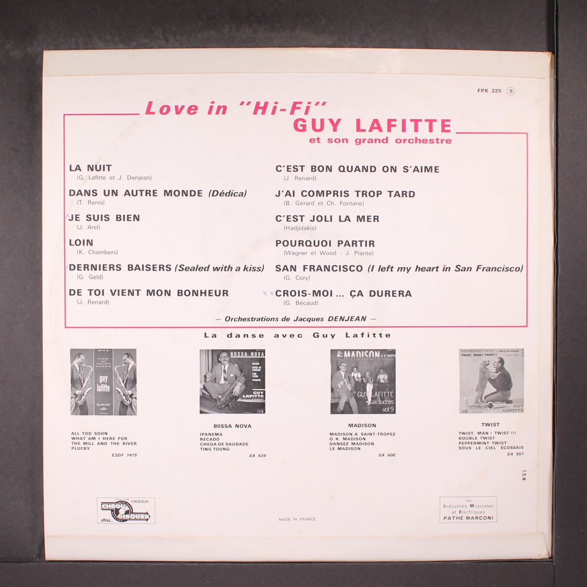 love in hi-fi by GUY LAFITTE