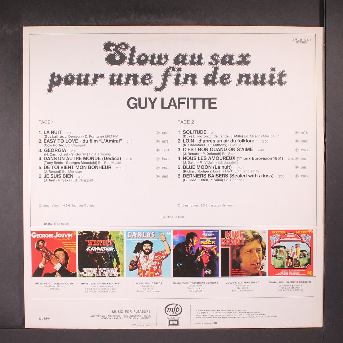 slow au sax pour une fin de nuit by GUY LAFITTE