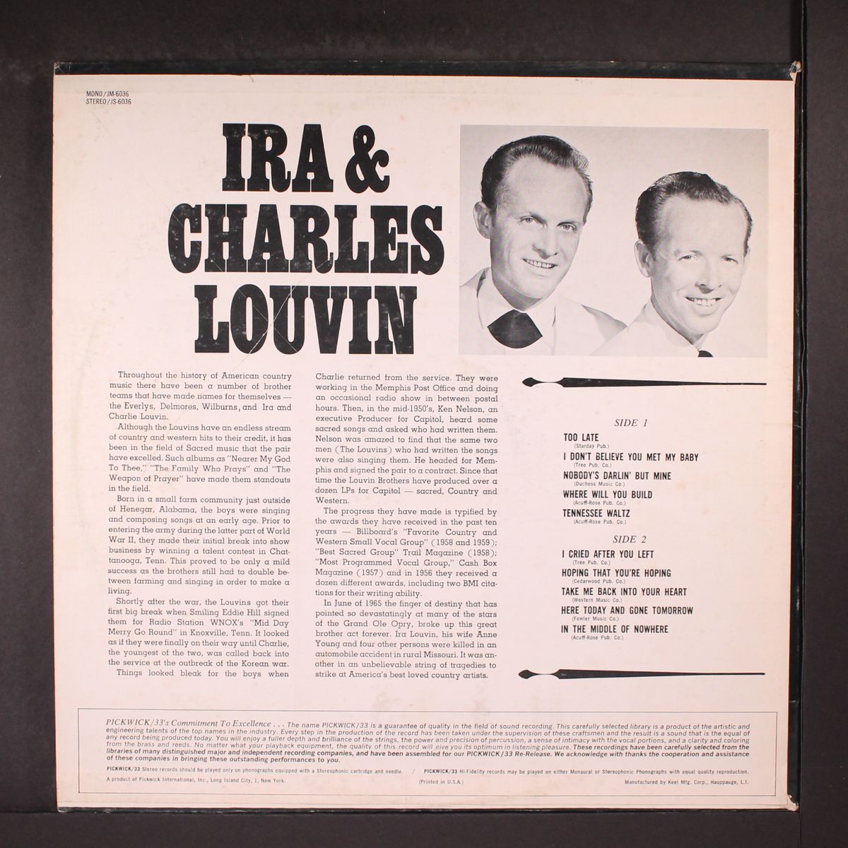 ira & charles by LOUVIN BROTHERS