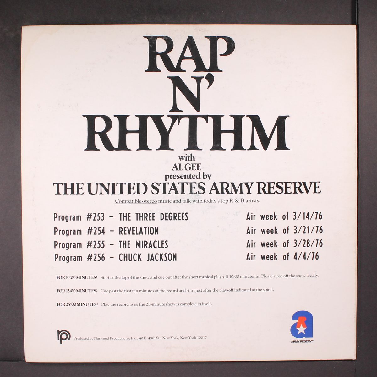 rap n rhythm w/ al gee by VARIOUS