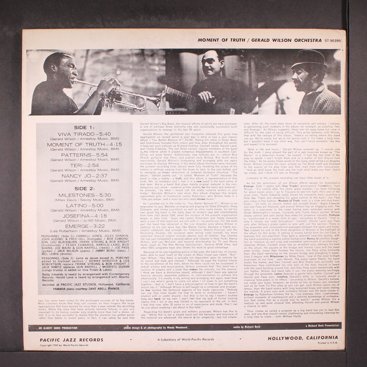 moment of truth by GERALD WILSON