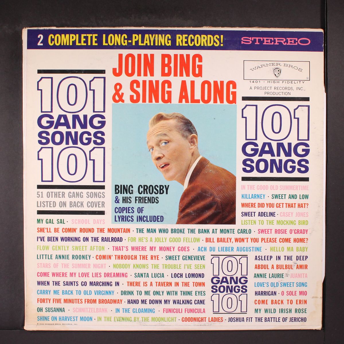 101 gang songs by BING CROSBY