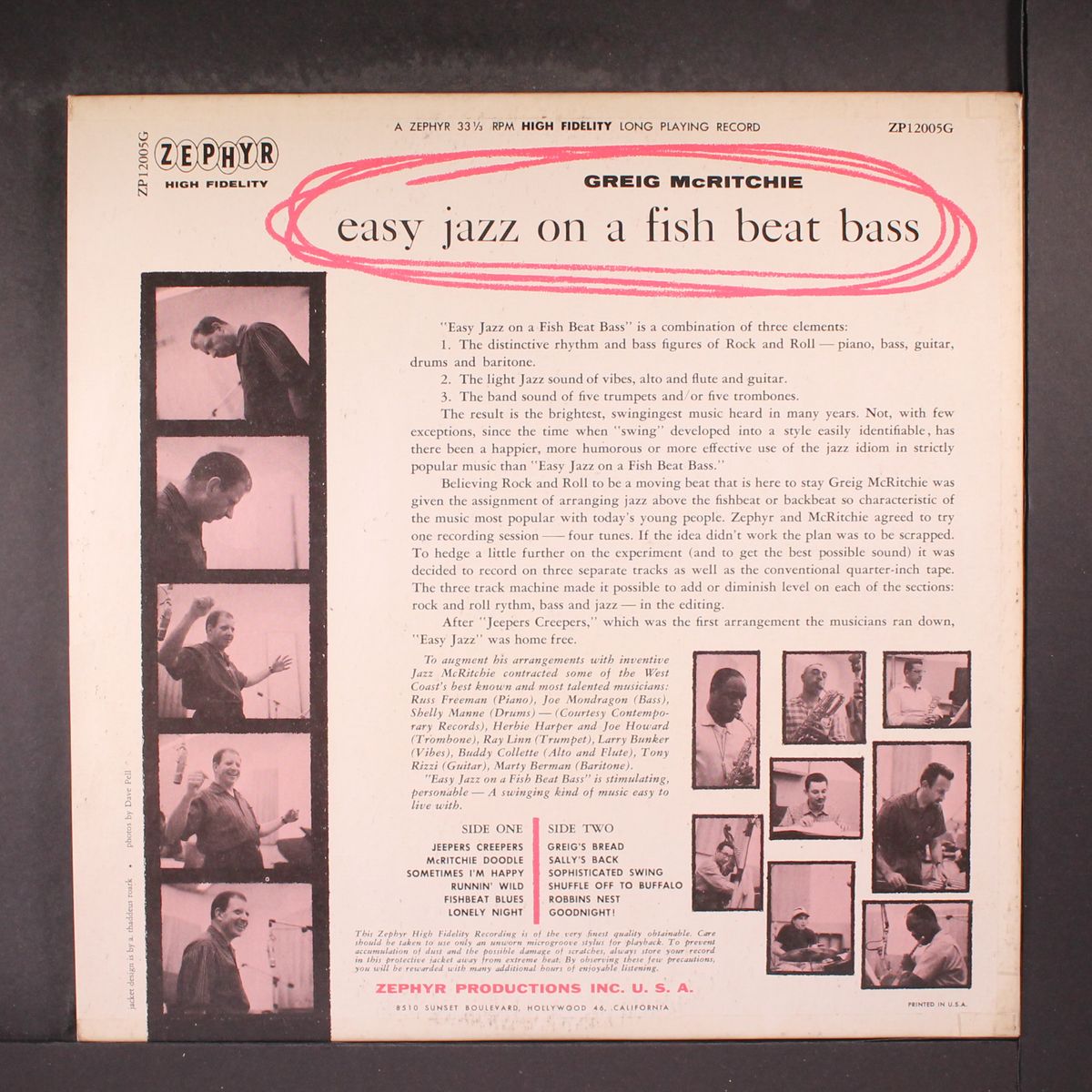 easy jazz on a fish beat bass by GREG MCRITCHIE