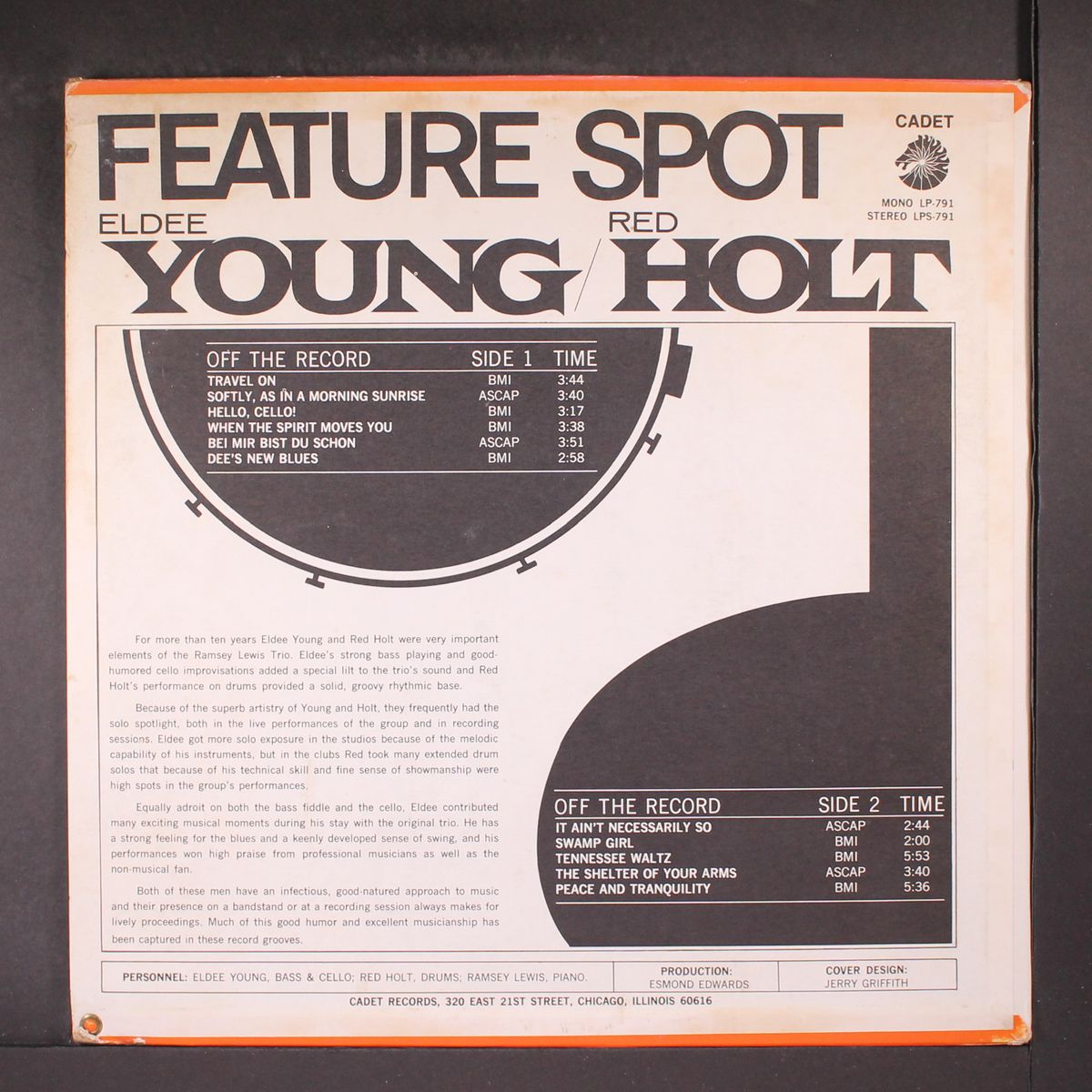 feature spot by ELDEE YOUNG & RED HOLT