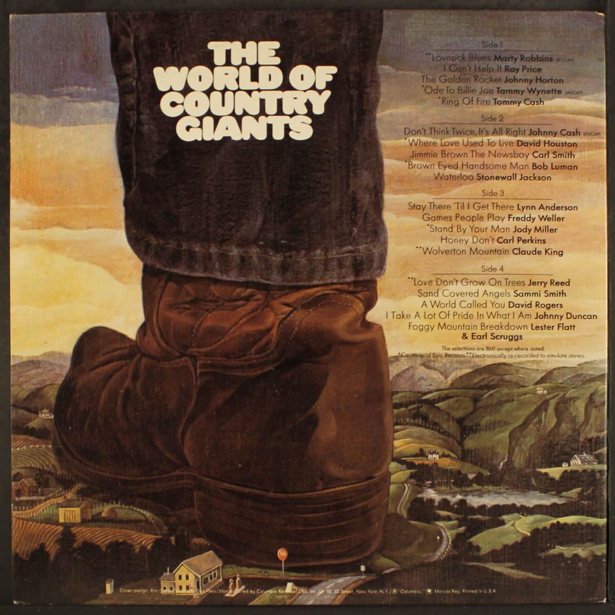 world of country giants by VARIOUS
