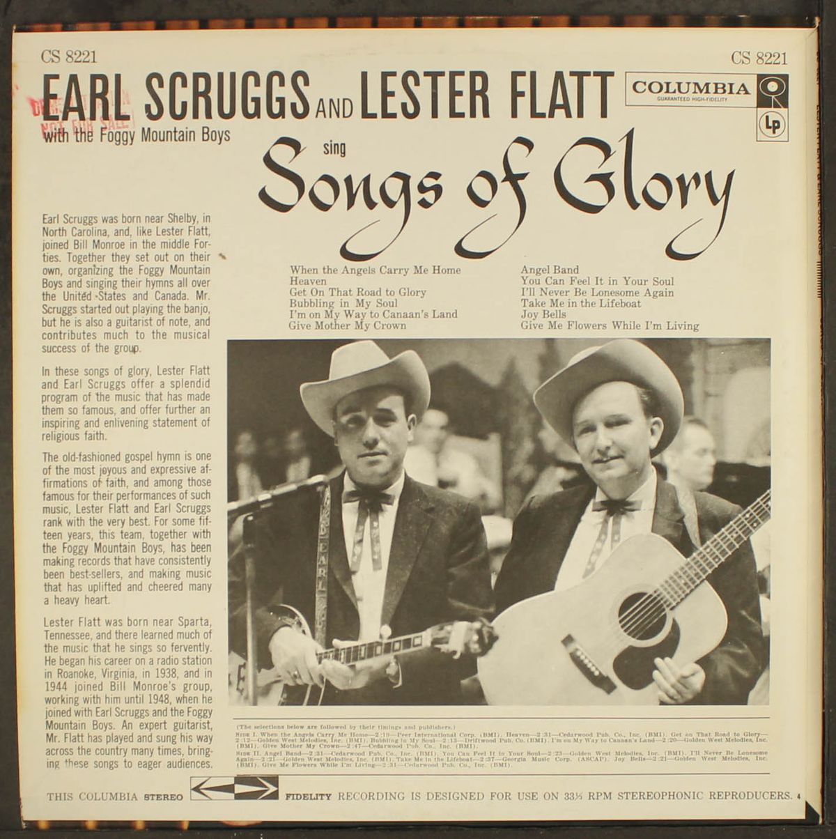 songs of glory by FLATT & SCRUGGS