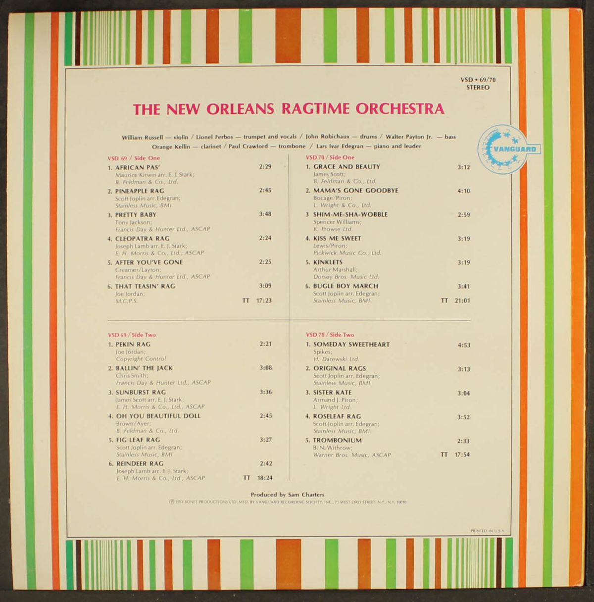 the new orleans ragtime orchestra by NEW ORLEANS RAGTIME