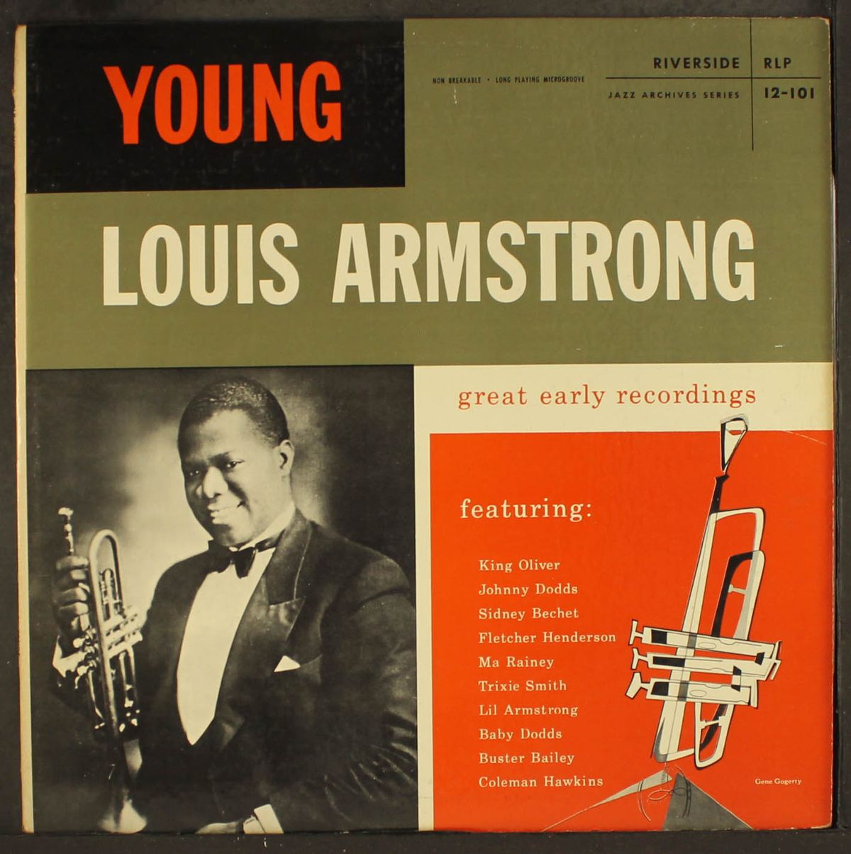 young louis armstrong by LOUIS ARMSTRONG
