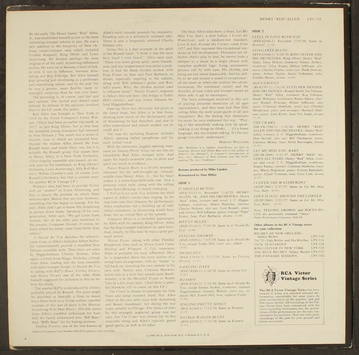 henry red allen by RED ALLEN
