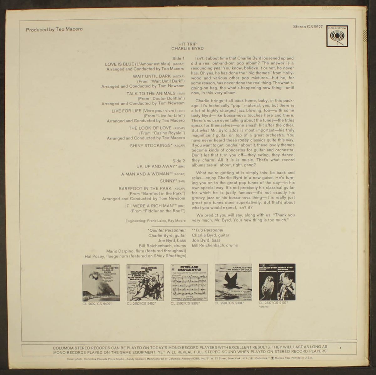 hit trip by CHARLIE BYRD