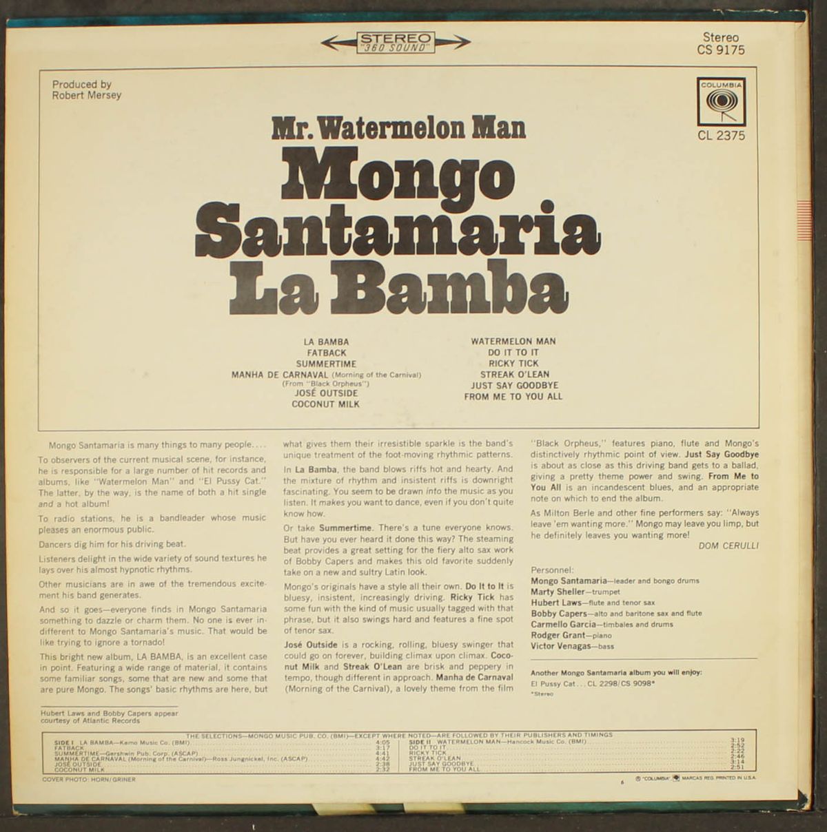 la bamba by MONGO SANTAMARIA
