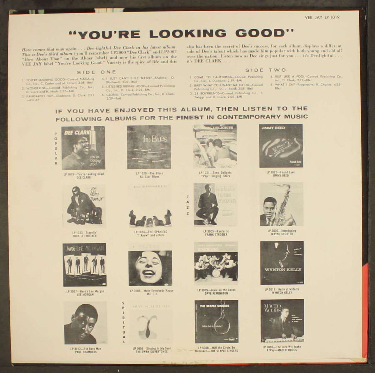 you're looking good by DEE CLARK