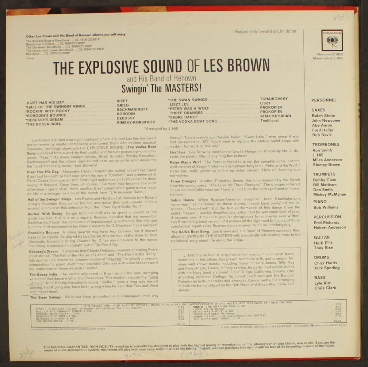 the explosive sound of by LES BROWN