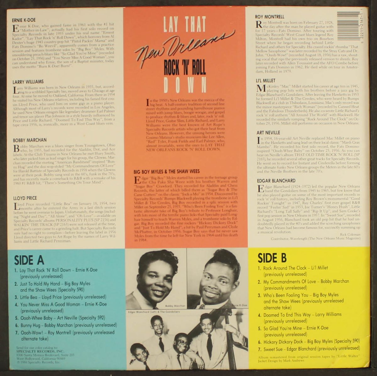 lay that new orleans rock 'n' roll down by VARIOUS