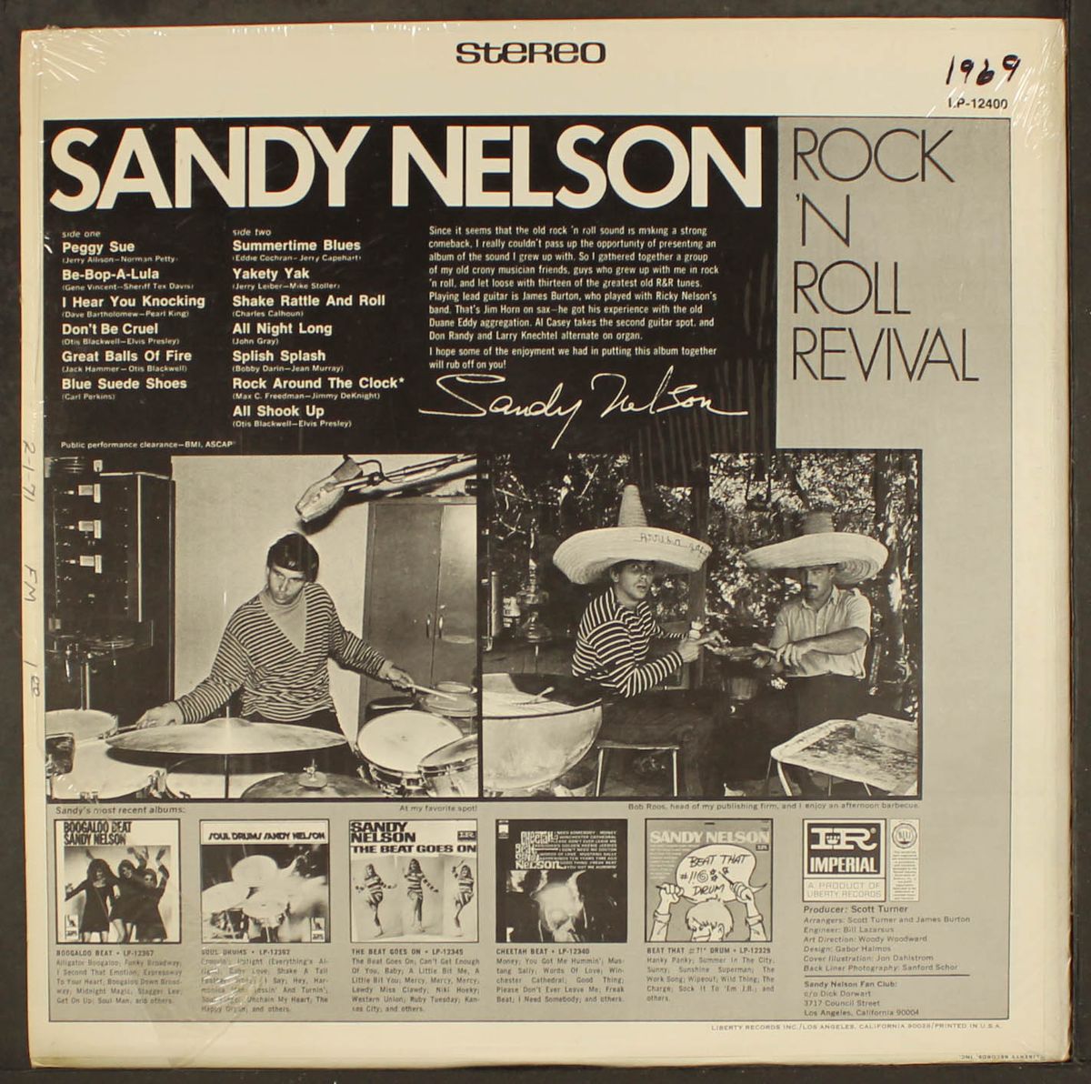 rock n' roll revival by SANDY NELSON
