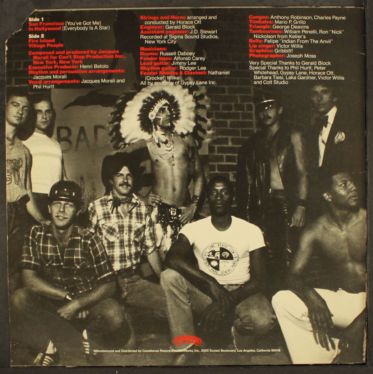 village people by VILLAGE PEOPLE