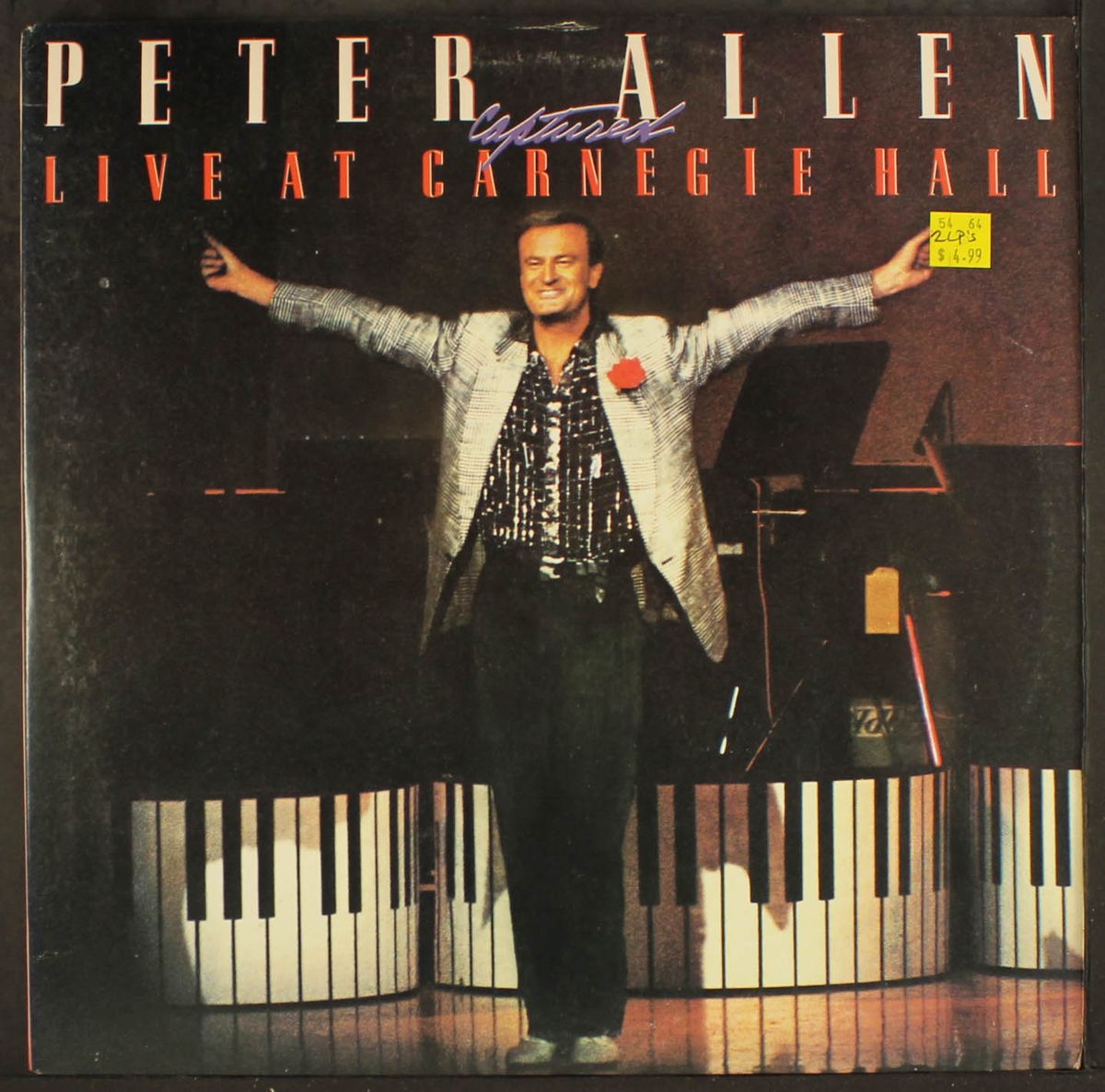 live at carnegie hall by PETER ALLEN