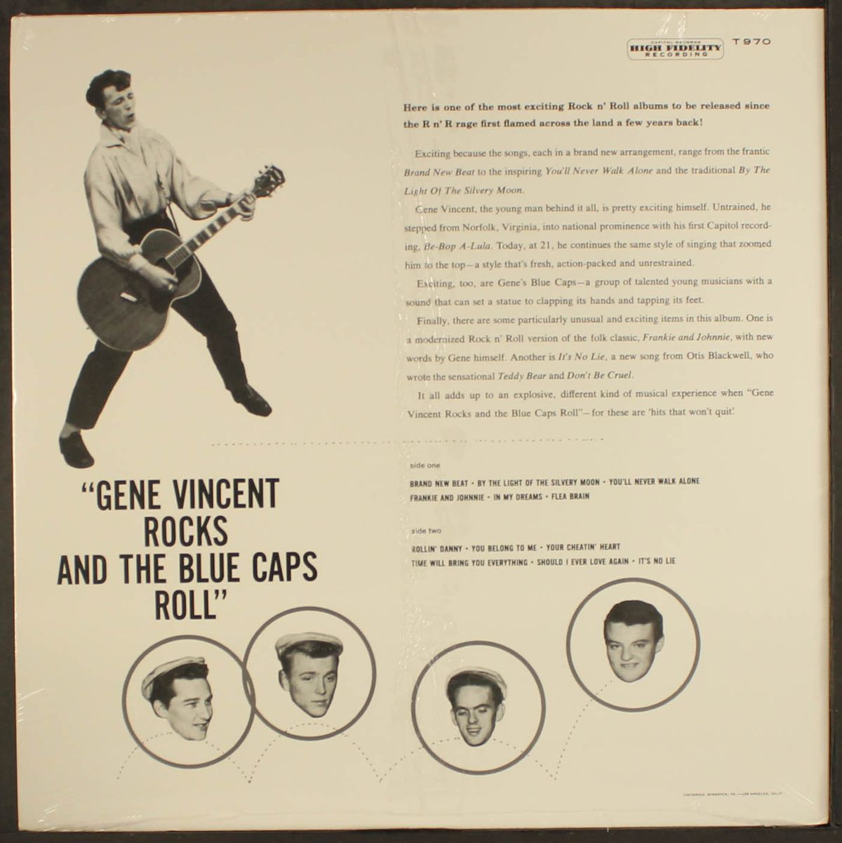 gene vincent rocks & the blue caps roll by GENE VINCENT & BLUE CAPS